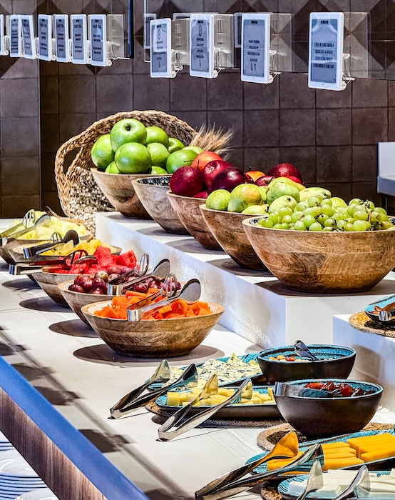 5-Sterne-Hotel Iberostar Selection Es Trenc in Colonia de Sant Jordi-Obstbuffet