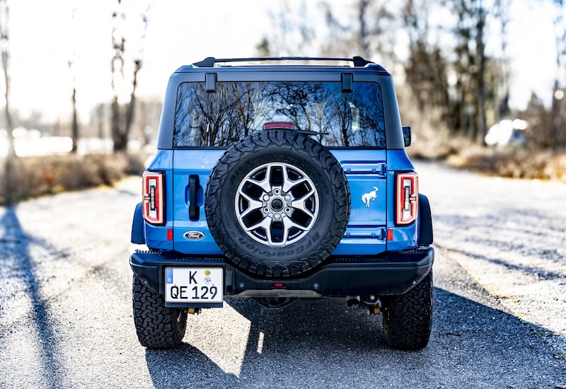 Ford Bronco aussen Heck MotorMag 02-2025 SUVness