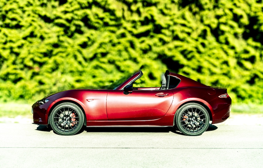 Mazda MX-5 MotorMag Reinhold Deisenhofer aussen Flanke offen