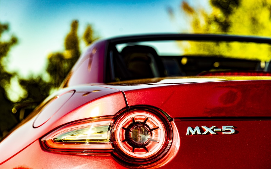 Mazda MX-5 MotorMag Reinhold Deisenhofer aussen Heck offen