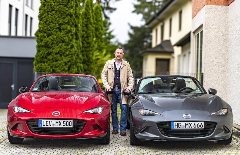 Mazda MX-5 MotorMag Reinhold Deisenhofer aussen Doppel