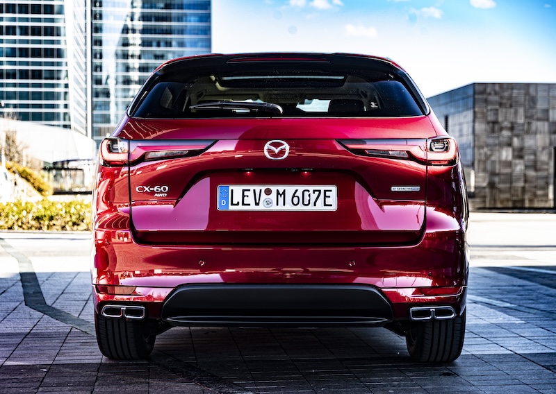 Mazda-CX60 MotorMag Reinhold Deisenhofer aussen Heck