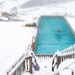 Priesteregg Bogner Chalet aussen Pool Winter