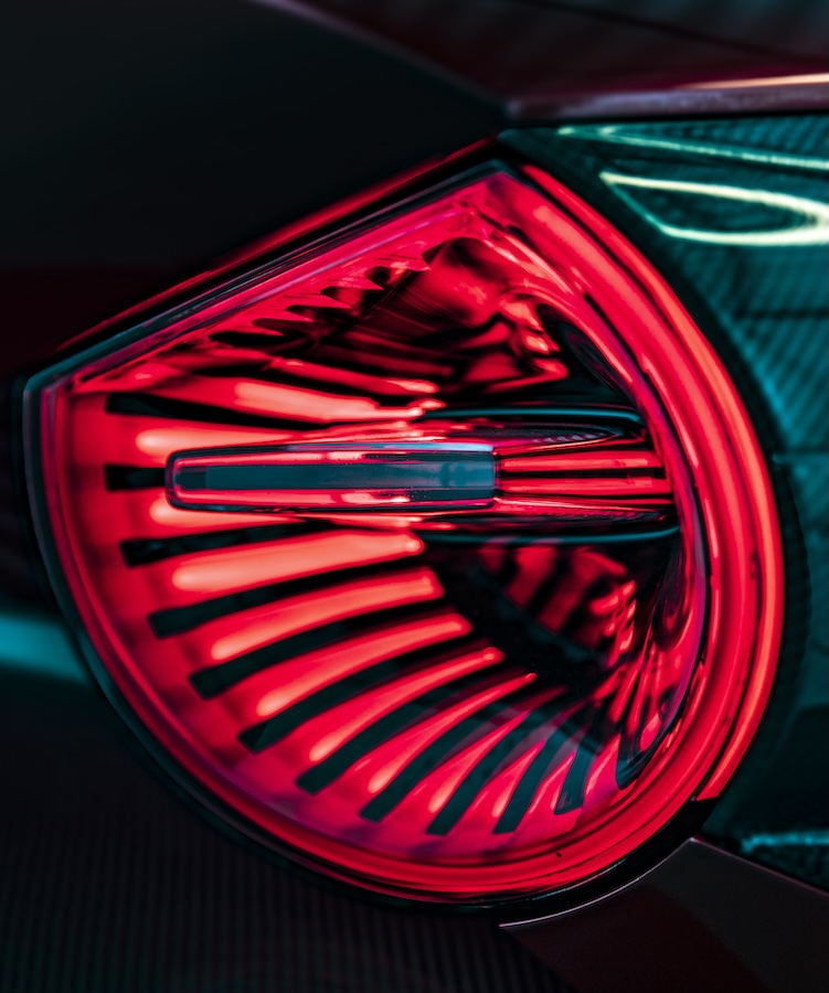 Alfa Romeo 33 Stradale Reinhold Deisenhofer Motormag aussen Heckleuchte nah