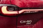 MotorMag Reinhold Deisenhofer Mazda CX-80 aussen Heckleuchte links Typenbezeichnung