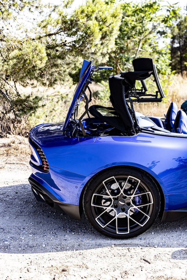 Aston Martin Vanquish Volante aussen Dachmechanik