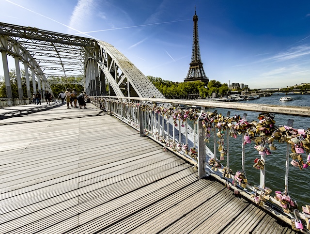 Paris aussen Reinhold Deisenhofer Motormag Fussgaengerbruecke Passerelle Debilly
